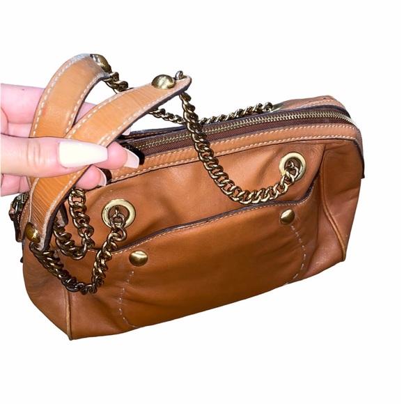 Talbots brown leather bag - Picture 2 of 11